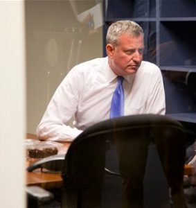 Mayor Bill de Blasio is counting down the days until the speed reduction. AP photo
