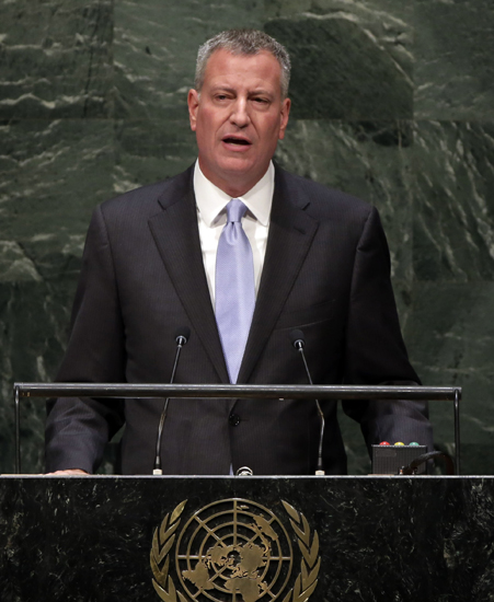 New York City Mayor Bill de Blasio is encouraging “everyone across the five boroughs to make .nyc their own.”