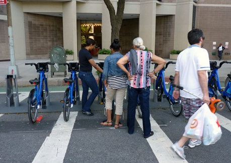 Citi Bike users in Brooklyn Heights. Eagle file photo by Mary Frost