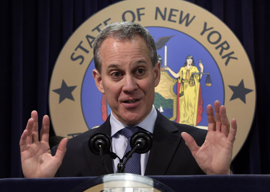 New York state’s Attorney General Eric Schneiderman on Thursday charged that most Airbnb listings in New York City violate the law.