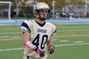 Gregory Juliano scored two touchdowns for Xaverian: one on defense to help the Clippers go up early and another on a run that helped them finish off Nazareth in a 35-12 victory on Saturday.