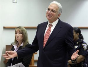 In this Oct. 28, 2011, file photo, New York Police Department Internal Affairs Lt. Jennara Cobb, left, and her attorney, Philip Karasyk, appear in Bronx state Supreme Court, in New York.