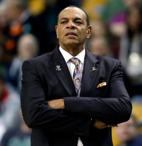 First-year Nets coach Lionel Hollins watches as the Nets complete the preseason in Boston Wednesday night.