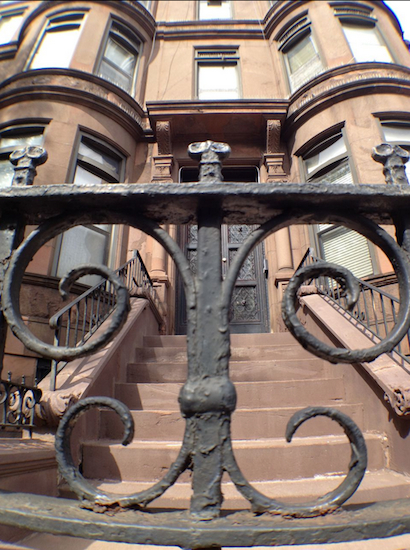 Majestic … but headed for demolition anyway. One of NY Methodist's brownstones.