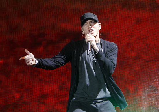 Rapper Eminem, of "8 Mile" fame, celebrates his birthday today.