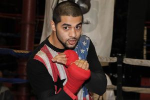 Brooklyn-born boxer Sadam Ali is ready to take advantage of his biggest opportunity in the ring yet, challenging veteran Luis Carlos Abregu onSaturday, Nov. 8 in Atlantic City. Images courtesy of Hogan Photos/Golden Boy Promotions