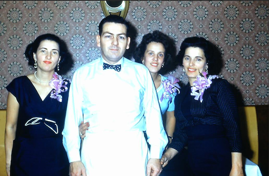 From left to right: Josefa "Pepita" Fernandez, Buddy Sullivan, Maria "Maruja" Fernandez and Buddy’s wife, Emma. The group is pictured in the back room of the bar the Sullivans once owned.