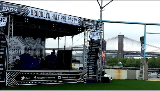A party for the Brooklyn Half Marathon from this past May. Eagle file photo from Samantha Samel