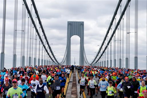 PHOTOS: Brooklyn takes part in New York City Marathon
