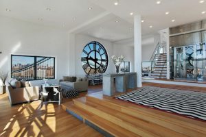 Time Is On My Side (ah, the Rolling Stones): Welcome to the Clock Tower triplex penthouse at 1 Main St. Photo courtesy of The Corcoran Group