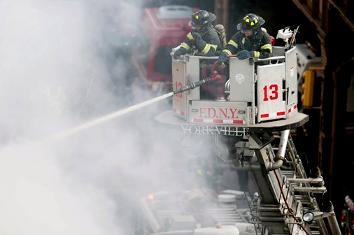 According to New York Mayor Bill de Blasio and FDNY Commissioner Daniel Nigro, New York City’s Fire Department is on pace to have its busiest year on record. AP Photo/John Minchillo, File