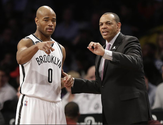 Nets coach Lionel Hollins seems perfectly content to let Jarrett Jack continue starting at point guard in place of Deron Williams. AP photos