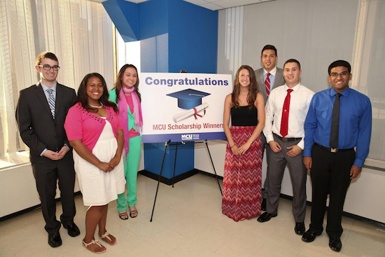 These are the 2014 MCU $5000 Scholarship winners. Photo credit: Chris Cassidy