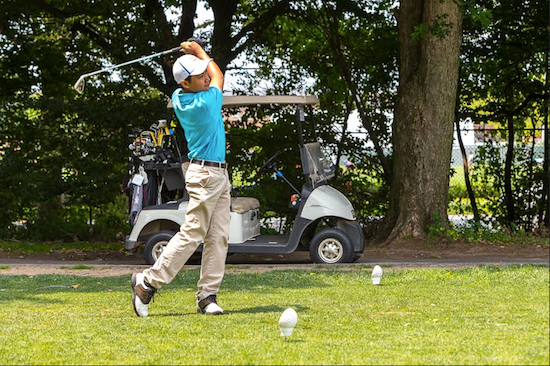 Nortee Panpinyo, who learned how to play golf at the City Parks Junior Golf Center in Dyker Beach, is heading to Florida for his first big national tournament. Photo courtesy City Parks Foundation