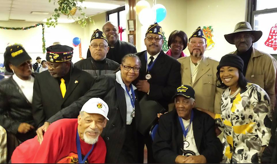 Members of the 41st District gathered at the Christopher Blenman Senior Cetner with Councilmember Darlene Mealy to commemorate the anniversary of Pearl Harbor. Photo courtesy of Councilmember Mealy’s Office