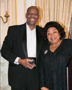 Conductor and Awardee Willie Anthony Waters with Opera legend Martina Arroyo. Photos by Sarah Merians Photography