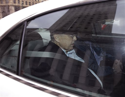 New York Assembly Speaker Sheldon Silver is transported by federal agents to federal court on Thursday. Silver, who has been one of the most powerful men in Albany for more than two decades, was arrested Thursday on public corruption charges. AP Photo/Seth Wenig