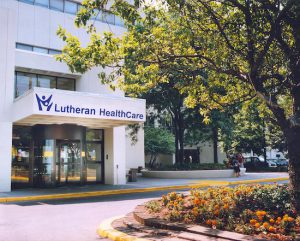 The entrance to Lutheran Medical Center, the hospital run by Lutheran HealthCare in Sunset Park. Photo courtesy Lutheran HealthCare