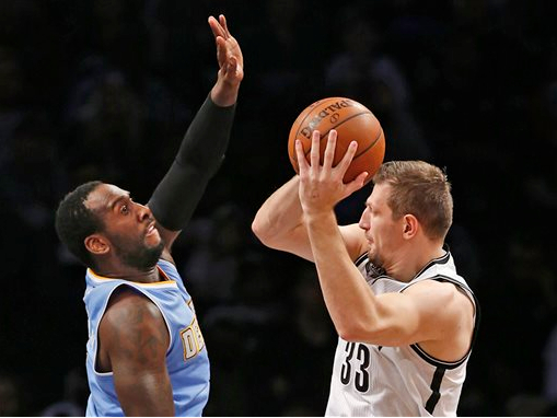 Nets forward Mirza Teletovic will miss the season after blood clots were found in his lungs. AP Photo/Kathy Willens
