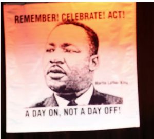 Dr. Martin Luther King Jr. and a message to act. AP Photo/The Hutchinson News, Lindsey Bauman