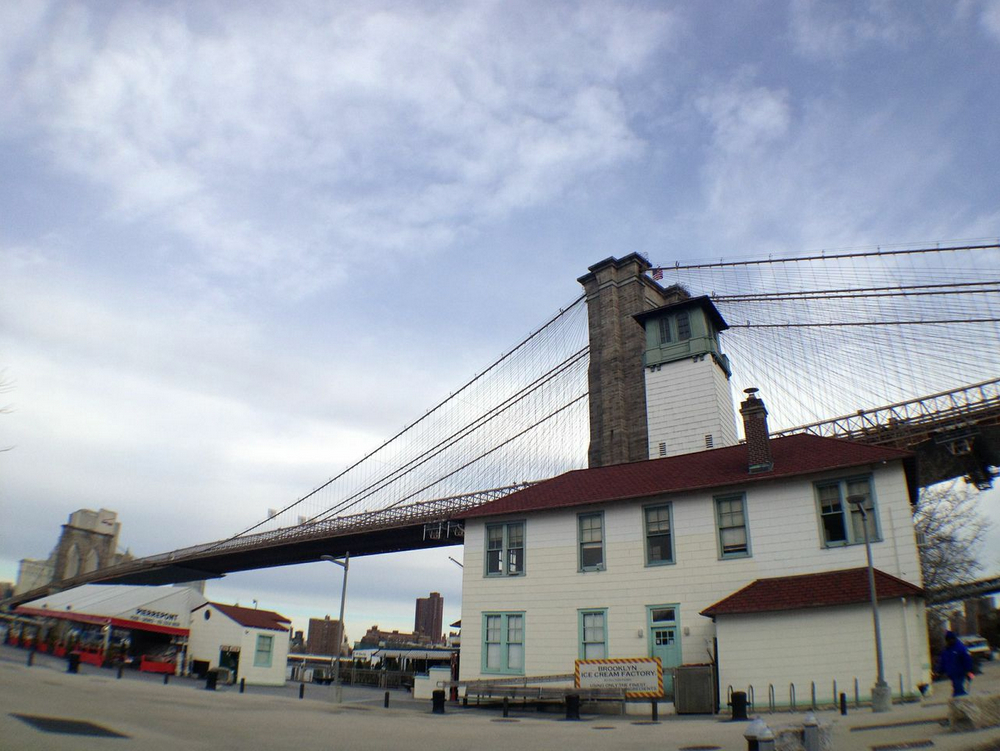 The Brooklyn Ice Cream Factory location next to Brooklyn Bridge Park. Eagle file photo by Lore Croghan