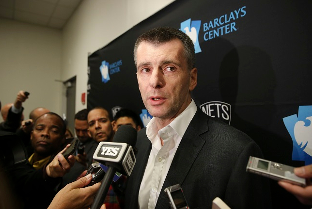 From incoming maverick to potential seller, Mikhail Prokhorov’s reign as Nets owner may be coming to an end sooner than expected. AP Photo