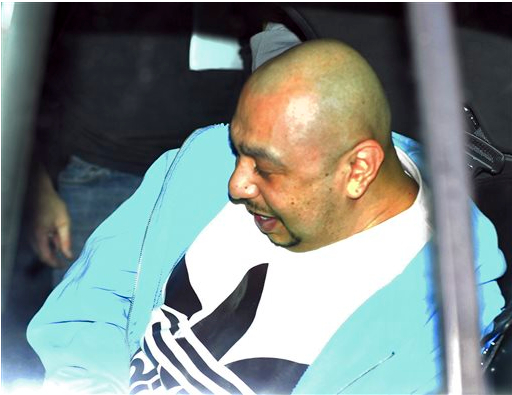 In this 2013 file photo, officers, transport Julio Acevedo, 44. Acevedo, a speeding driver who in March 2013, crashed into a hired car taking expectant parents to a Brooklyn hospital has been convicted in the deaths of the couple and their baby, who was delivered alive after the wreck but didn't survive. He was found guilty Thursday of two counts of second-degree manslaughter and one count of criminally negligent homicide. AP Photo/Tim Wynkoop