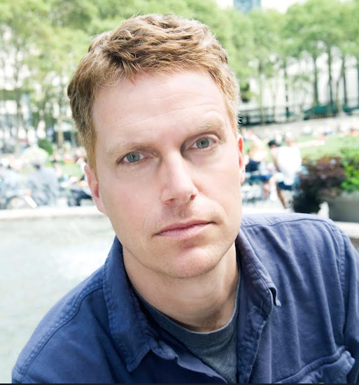 Adam Sternbergh, author of “Shovel Ready” and “Near Enemy,” is among three Brooklyn authors who have been nominated for the 2015 Edgar Allen Poe awards. Photo by Marvin Orellana