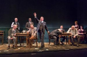 “The Iceman Cometh,” starring Nathan Lane (center), is showing at BAM until March 15. Photo by Richard Termine, courtesy of BAM