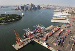 Brooklyn sites hard hit by Superstorm Sandy — including the The Red Hook Container Terminal, shown here — are receiving federal funding thanks to local politicians. In addition to $1.6 million for the terminal, Coney Island’s P.S. 90 Edna Cohen School is receiving $16.2 million. AP Photo/Mark Lennihan