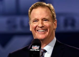 NFL commissioner Roger Goodell celebrates his birthday today. AP photo
