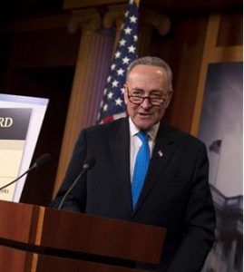 Sen. Chuck Schumer voted to continue funding for the Department of Homeland Security. AP Photo/Molly Riley