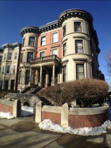 There's lots of handsome housing to be seen on the already-landmarked stretch of St. Marks Avenue in Crown Height North. Eagle photos by Lore Croghan