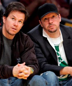 Wahlbergers, a franchise owned by Mark (l.) and Donnie Wahlberg, along with their chef brother Paul, is coming to Coney Island this spring. AP Photo/Mark J. Terrill