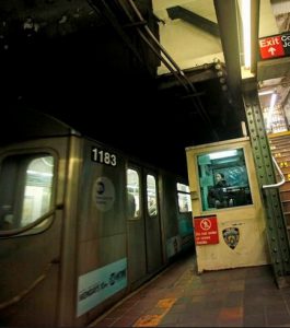 Borough Hall station near the 4 and 5 trains where the incident occurred Tuesday night. AP Photo/Mary Altaffer