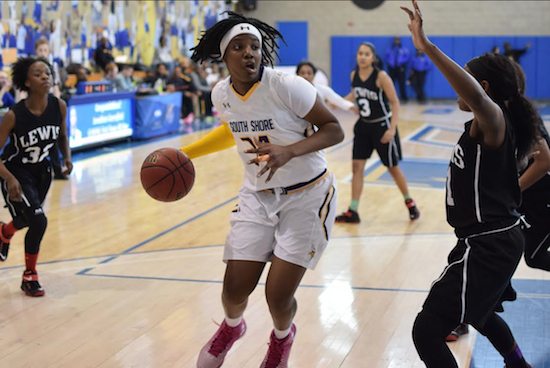 Brianna Fraser can add All-Brooklyn MVP to her long list of accomplishments. The senior was also named to the McDonald’s All-American team and won the PSAL city championship. Eagle photos by Rob Abruzzese