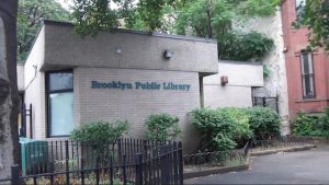 The Clinton Hill Library is among the 10 finalists for the 2nd annual NYC Neighborhood Library Awards. Photo courtesy of Brooklyn Public Library