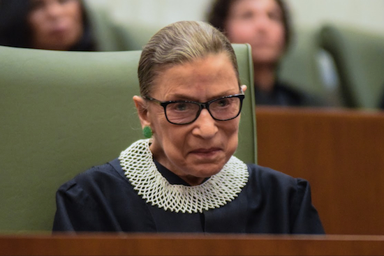 U.S. Supreme Court Justice Ruth Bader Ginsburg attends a special session to celebrate the 150th anniversary of the Eastern District court. ﻿Eagle photos by Rob Abruzzese