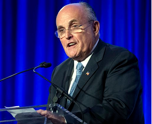 Mayor Bill de Blasio, a Democrat, and ex-Mayor Rudolph Giuliani (pictured), a Republican, sent a joint letter to Gov. Andrew Cuomo and state legislators on Monday. AP photo