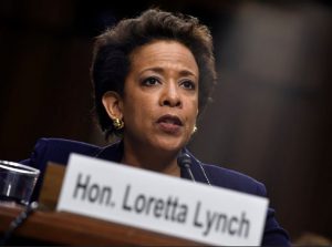 In this Jan. 28 file photo, Attorney General nominee Loretta Lynch testifies on Capitol Hill in Washington. Democrats have been pressing for the Senate to act on President Barack Obama's selection of Lynch, who is the U.S. attorney for the Eastern District of New York. AP Photo/Susan Walsh, File