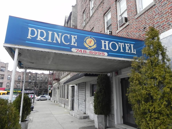 The Prince Hotel has been the target of complaints from Bay Ridge residents for decades. Eagle photo by Paula Katinas