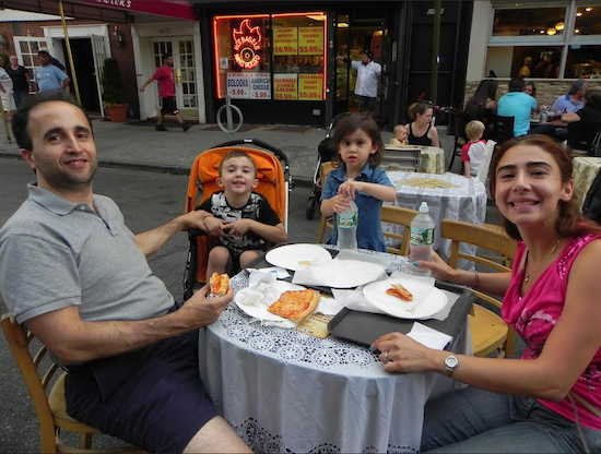 The Summer Stroll on 3rd event last year included outdoor cafes where families could relax, dine and enjoy the ambiance. Eagle file photo by Paula Katinas