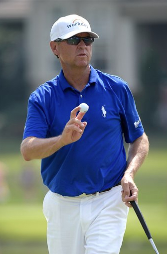 Golfer Davis Love III celebrates his birthday today. AP photo