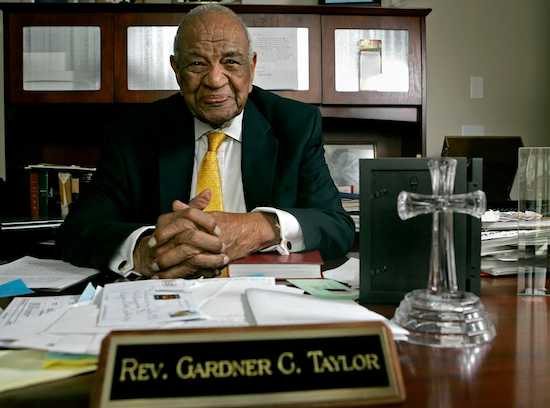 Rev. Dr. Gardner Taylor. AP Photo/Gerry Broome, File