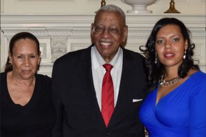 Professor Andrea Cooper Andrews, Hon. William C. Thompson and Denise Felipe-Adams announced the creation of the Presidential Leadership Council at an event where Judge Thompson was honored. Eagle photos by Rob Abruzzese