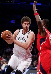 Tickets to see Brook Lopez and the Nets in the playoffs go on sale this Friday. AP Photo/Jason DeCrow