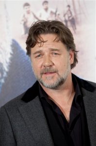 Russell Crowe celebrates his birthday today. AP photo