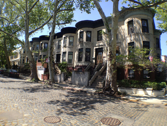 Bay Ridge Place, with its cobblestones and fine rowhouses, is a living slice of Brooklyn's past. Eagle photos by Lore Croghan