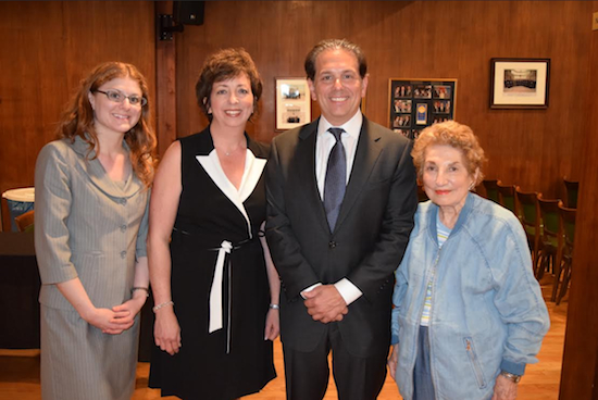 The Brooklyn Bar Association (BBA) hosted a CLE course with elder law attorneys Jeanne Ramasso (second from left) and John Dalli (second from right) of Dalli & Marino, LLP. Also pictured is BBA’s CLE Director Danielle Levine (left) and Hon. Nancy Schacher. Eagle photo by Rob Abruzzese
