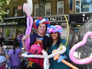 The festival usually offers a little bit of everything, including people making funny balloon hats for kids. Eagle file photo by Paula Katinas